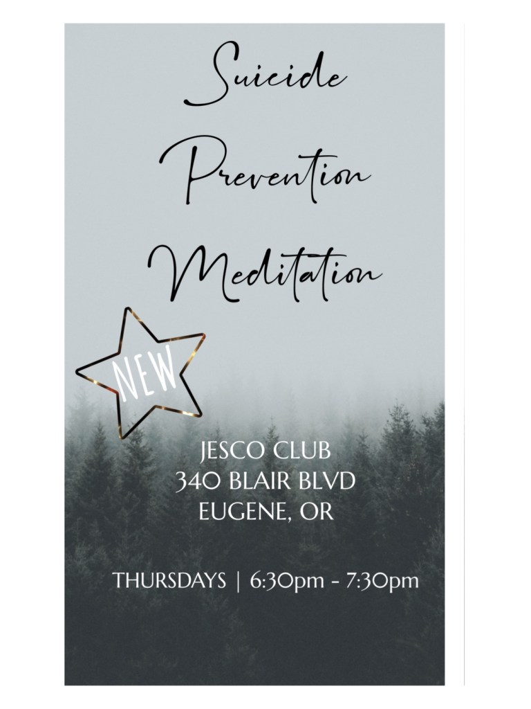 New Meeting! Suicide Prevention&nbsp;Meditation